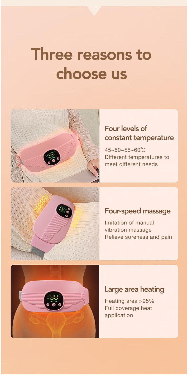 Menstrual Heating Pad Abdominal Massager